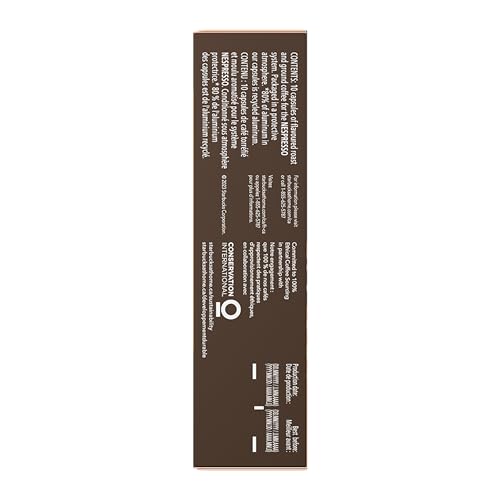 Starbucks by Nespresso Smooth Caramel Coffee Capsules, OriginalLine Compatible, Flavoured Blonde Roast, Aluminium, 50 Count (5 x 10), Pods with Notes of Buttery Caramel and Vanilla