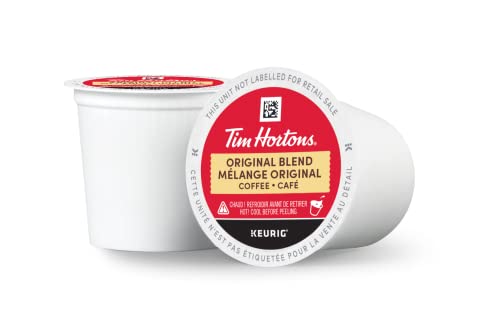 Tim Hortons Original Blend Coffee Pods, Keurig K-Cup Compatible Capsules, Medium Roast, 30 Count, Classic Everyday Rich Morning Mug