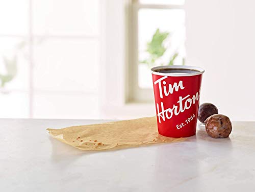 Tim Hortons Espresso Roast Coffee Pods, Keurig K-Cup Compatible Capsules, Dark Espresso Style, 12 Count, Rich and Concentrated Base for Home Latte and Cappuccino