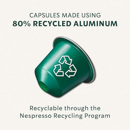 Starbucks by Nespresso Single Origin Colombia Coffee Capsules, OriginalLine Compatible, Medium Roast, Aluminium, 10 Count, Balanced Espresso Pods with Juicy Floral and Fruity Notes