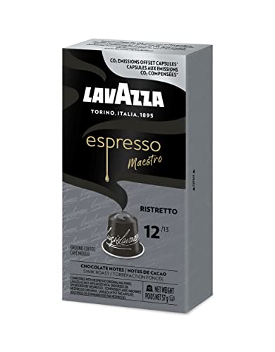 Lavazza Espresso Maestro Ristretto, Original Line Compatible, 10 Capsules