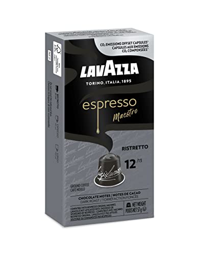 Lavazza Espresso Maestro Ristretto, Original Line Compatible, 10 Capsules
