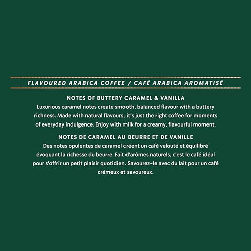 Starbucks for Nespresso Vertuo Smooth Caramel Coffee Capsules, Flavoured Blonde Roast, Aluminium, 8 Count, Mug (7.7 oz / 230ml), Pods with Notes of Buttery Caramel and Vanilla