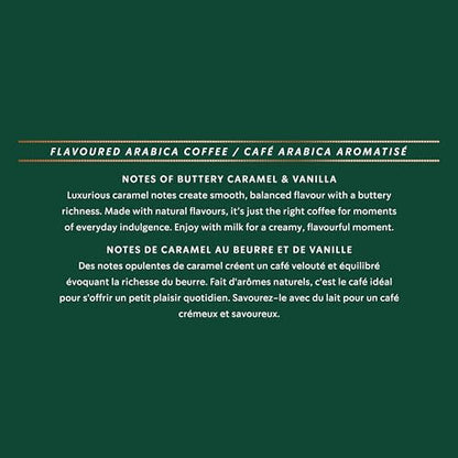 Starbucks for Nespresso Vertuo Smooth Caramel Coffee Capsules, Flavoured Blonde Roast, Aluminium, 8 Count, Mug (7.7 oz / 230ml), Pods with Notes of Buttery Caramel and Vanilla