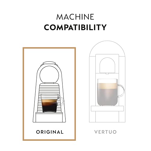 Nespresso Original Dark Roast Assorted Variety Pack Coffee Capsules, High Intensity Espresso Pods, Aluminium, 100 Count (10 x 10), Bold Arabica and Robusta Blend for Ristretto and Espresso, Pods for Latte and Cappuccino