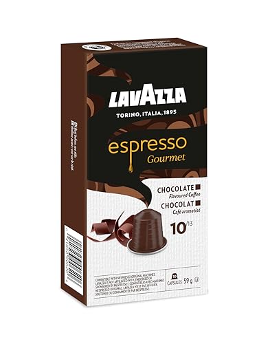 Lavazza Gourmet Espresso Chocolate, Original Line Compatible, 10 Capsules