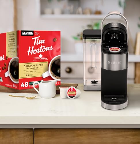 Tim Hortons Original Blend Coffee Pods, Keurig K-Cup Compatible Capsules, Medium Roast, 48 Count, Smooth and Balanced Signature Canadian Taste