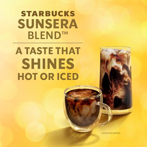 Starbucks for Nespresso Vertuo Sunsera Blend Coffee Capsules, Blonde Roast Variety Pack, Aluminium, 32 Count (4 x 8), Smooth Arabica Mug Pods (7.7 oz / 230ml) with Citrus Notes