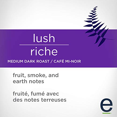 Ethical Bean Coffee Lush Whole Bean Coffee, Medium-Dark Roast, Certified Organic, Fairtrade, Kosher, 2 lb (907g), Large Value Size Rich Beans with Fruit and Earthy Notes