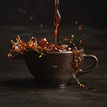 Kicking Horse Coffee 454 Horse Power Whole Bean Coffee, Dark Roast, Certified Organic, Fairtrade, Kosher, 1 lb (454g), Ultra-Dark Heavy Bodied Beans with Sweet Tobacco and Cacao Notes