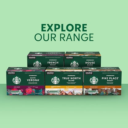 Starbucks Caramel Flavoured Coffee Pods, Keurig K-Cup Compatible Capsules, Light Roast, 10 Count, Sweet and Creamy Buttery Caramel Aromatics