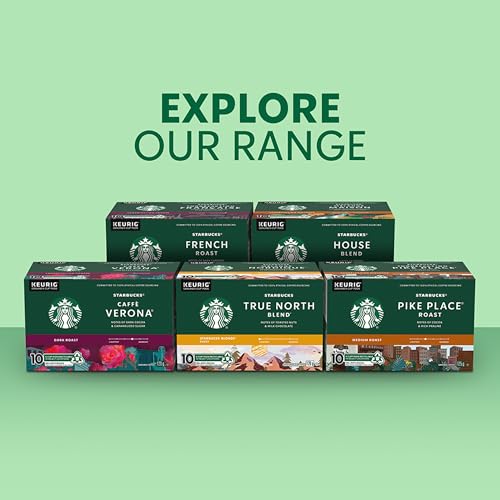Starbucks Pike Place Roast Coffee Pods, Keurig K-Cup Compatible Capsules, Medium Roast, 44 Count, Value Pack Smooth Daily Multi-Origin Blend