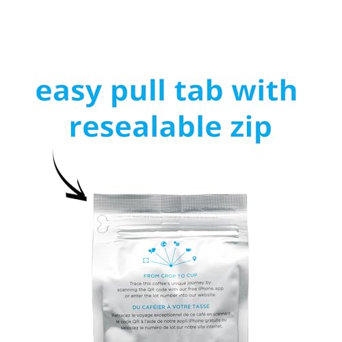 Ethical Bean Coffee Decaf Whole Bean Coffee Bulk Pack, Dark Roast, Certified Organic, Fairtrade, Kosher, 12 oz (340g), Case of 6 Bags, Swiss Water Natural Caffeine-Free Blend