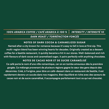 Starbucks for Nespresso Vertuo Caffe Verona Coffee Capsules, Dark Roast, Aluminium, 8 Count, Mug (7.7 oz / 230ml), Bold Espresso Pods with Roasty Sweet and Cocoa Notes