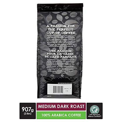 Club Coffee Craft Roasters French Continental Whole Bean Coffee, Intense Dark Roast, 2 lb (907g), Deep and Smoky European Style Coffee Beans with Bold Caramelized Notes