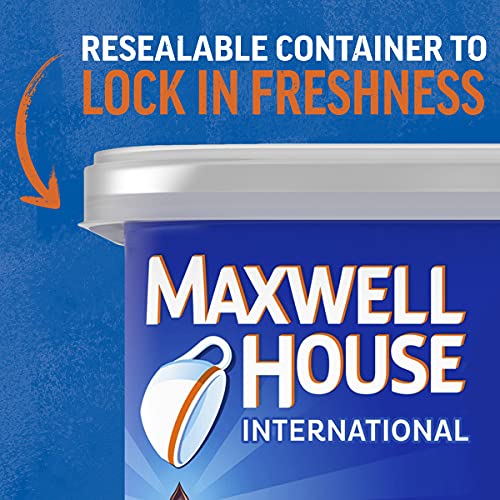 Maxwell House International Suisse Mocha Sugar Free Instant Coffee Drink Mix, Naturally Decaffeinated, 4 oz Canister