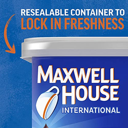 Maxwell House International Suisse Mocha Sugar Free Instant Coffee Drink Mix, Naturally Decaffeinated, 4 oz Canister