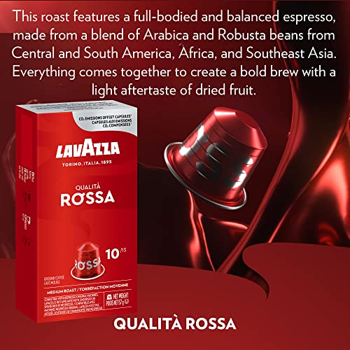 Lavazza Qualita Rossa, Original Line Compatible, 10 Capsules