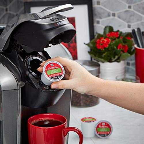 Tim Hortons Decaf Coffee Pods, Keurig K-Cup Compatible Capsules, Medium Roast Decaffeinated, 12 Count, Smooth Everyday Caffeine-Free Blend