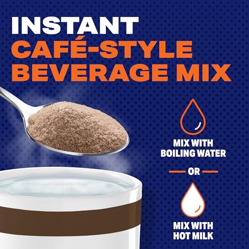 Maxwell House International Suisse Mocha Cafe Instant Beverage Mix, Cafe-Style Quick Coffee, 7.2 oz Canister, Kosher Dairy