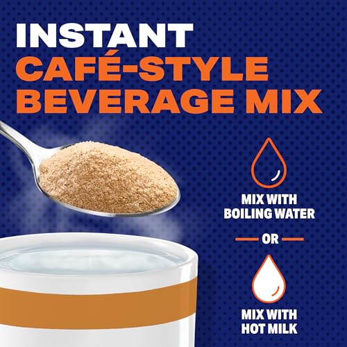 Maxwell House International Vanilla Caramel Latte Instant Beverage Mix, Cafe-Style Quick Coffee, 8.7 oz Canister, Kosher Dairy
