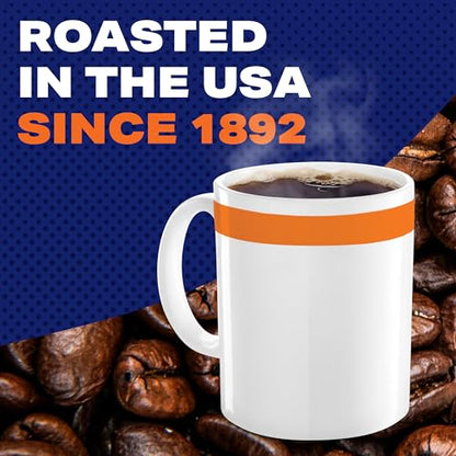 Maxwell House Master Blend Ground Coffee, Mild Light Roast, 11.5 oz Canister, Mellow and Soft Breakfast Cup