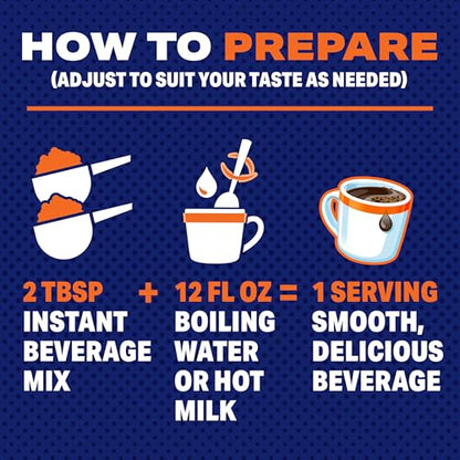 Maxwell House International Cafe Francais Instant Beverage Mix, Cafe-Style Quick Coffee, 7.6 oz Canister, Kosher Dairy