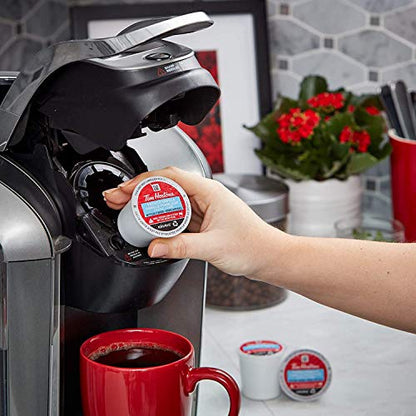 Tim Hortons French Vanilla Flavoured Coffee Pods, Keurig K-Cup Compatible Capsules, Light Roast, 30 Count, Sweet and Creamy Vanilla Aromatics