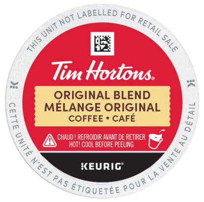 Tim Hortons Original Blend Coffee Pods, Keurig K-Cup Compatible Capsules, Medium Roast, 30 Count, Classic Everyday Rich Morning Mug