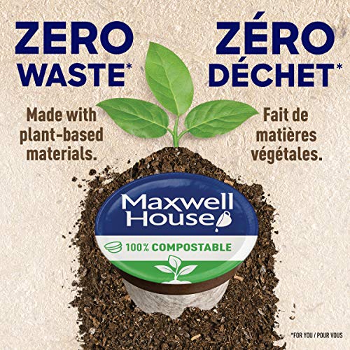 Maxwell House Morning Blend Coffee Pods Bulk Pack, Keurig K-Cup Compatible Capsules, Light Roast, 72 Count (6 Boxes of 12), Bright and Crisp Breakfast Coffee Stock