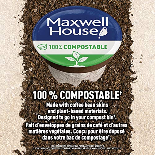 Maxwell House Morning Blend Coffee Pods Bulk Pack, Keurig K-Cup Compatible Capsules, Light Roast, 72 Count (6 Boxes of 12), Bright and Crisp Breakfast Coffee Stock
